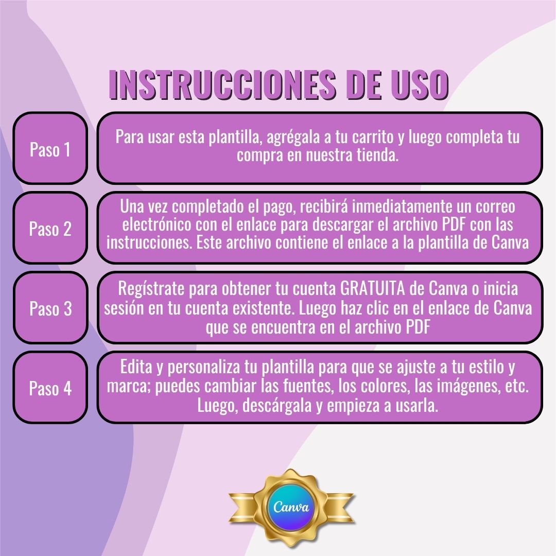 Folleto editable en canva para conferencia de mujeres