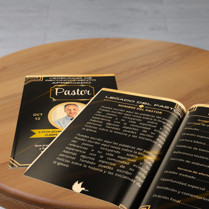 Crea un programa de reconocimiento pastoral profesional en minutos (Sin Diseñar Desde Cero) | Plantilla editable en Canva | Descarga Inmediata